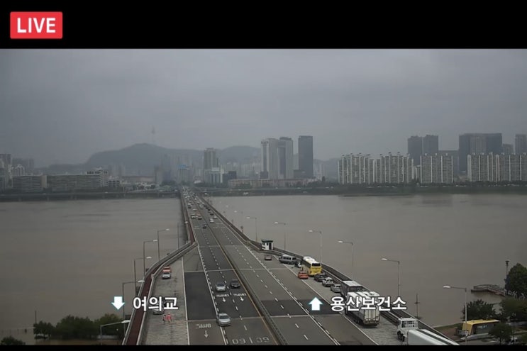 실시간 한강 상황 CCTV보는 방법