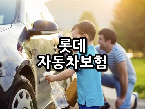 롯데하우머치자동차보험 간편 진행 방법이에요