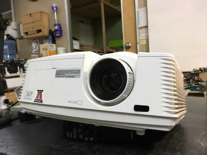 d451p 램프교체 정밀크리닝 vlt-xd600lp canon d45p xd600u xd700u fd630u 캐논코리아 미쯔비시 ...