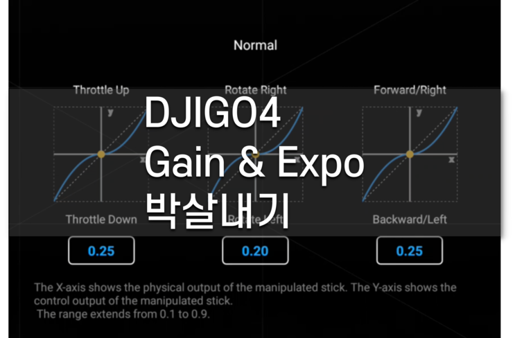 DJIGO4 "Gain & Expo Tuning" 메뉴 박살내기