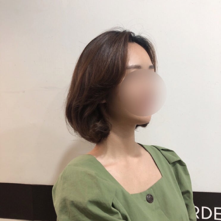  구의역 미용실 준오헤어 구의역점에서 하루 디자이너님께 단발펌, 뿌리펌 했어요