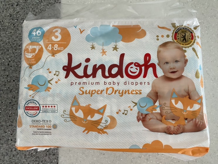  여름기저귀 역류없는 기저귀 킨도슈퍼드라이니스 밴드형 좋아요!