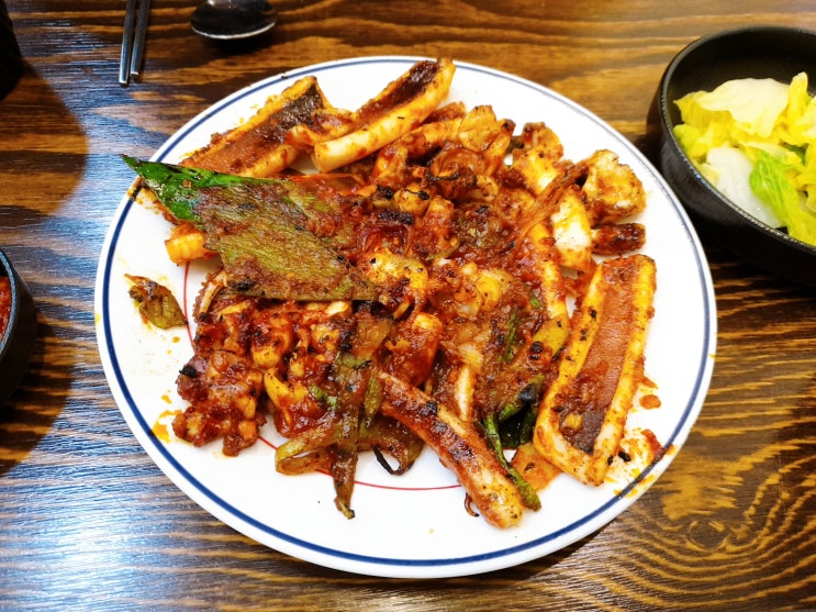 [경북예천여행] 오징어직화구이가 맛있는 용궁단골식당!