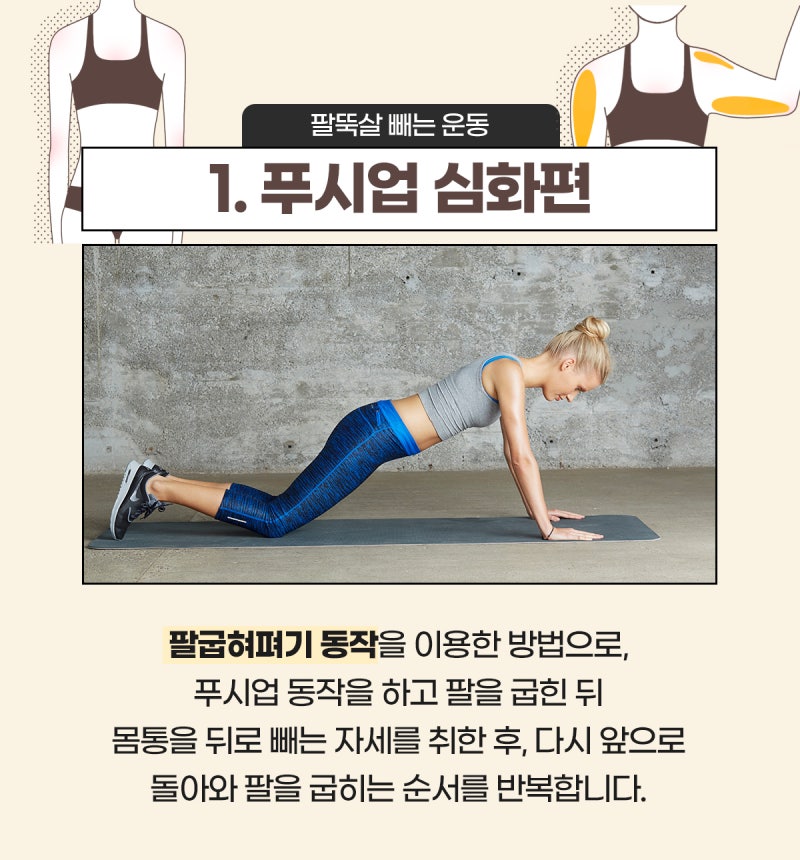 팔뚝살 빼는 운동은? 최고의 방법으로 팔뚝 살을 빼자! 2