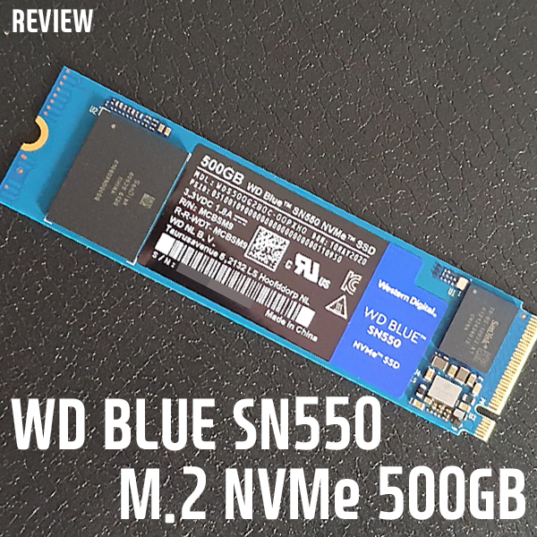 가성비 SSD! Western Digital WD BLUE SN550 M.2 NVMe (500GB) SSD 리뷰