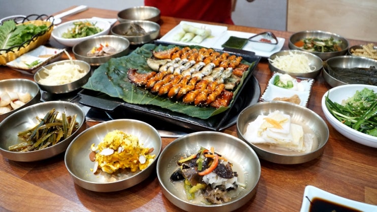 천안장어맛집 구성이 알찬 곳! 산골연잎장어