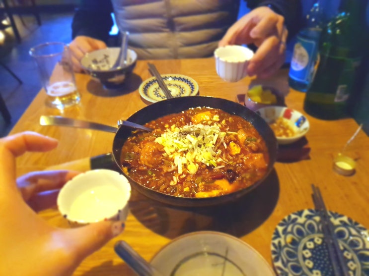 망원동 갑 중식 이자카야 가지튀김과 마파두부 맛있는 곳