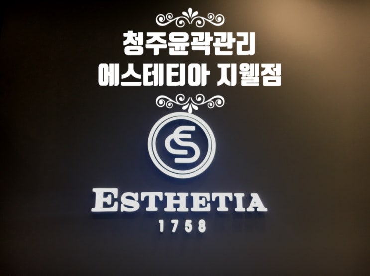  청주 윤곽관리:)지웰시티복대동 피부관리  에스테티아 지웰점 윤곽관리 받고왔어용