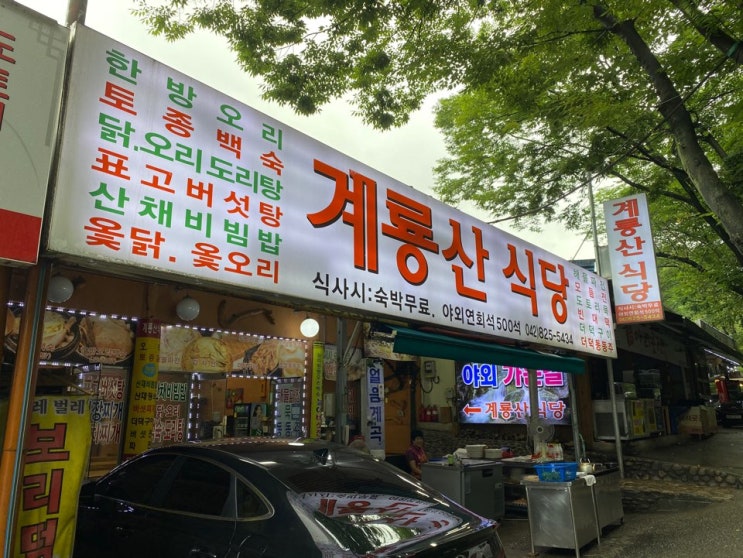 동학사 닭도리탕 맛집 계룡산식당 강추 합니다.