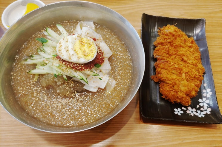  용인 처인구 돈까스 맛집- 역북지구 포크포크 냉면이랑 돈까스랑