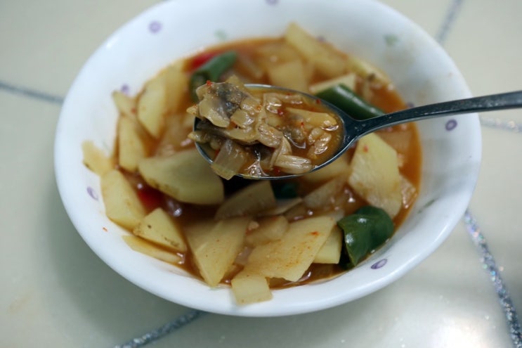  된장찌개만들기 바지락해감 필요없는 바지락총각 동결건조바지락살 후기
