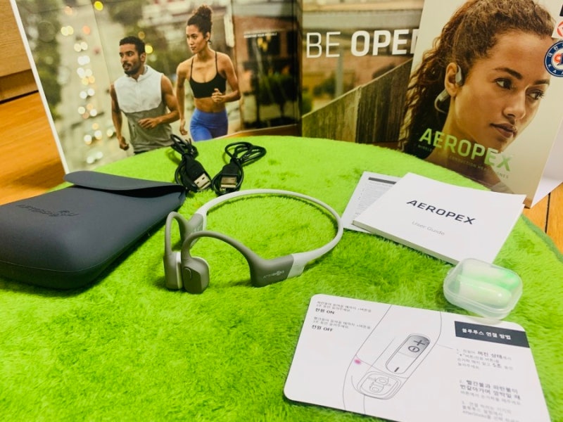 [AFTERSHOKZ] 안전한 골전도 블루투스 이어폰 / 애프터샥 에어로펙스 언박싱
