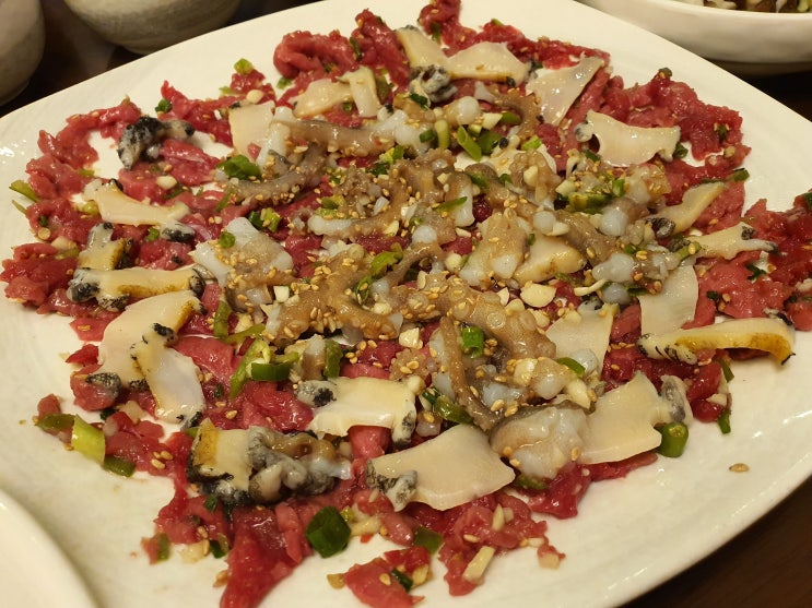  [창원상남동맛집] 육회, 낙지, 전복 3 콤보!_육회 맛집 최군도마
