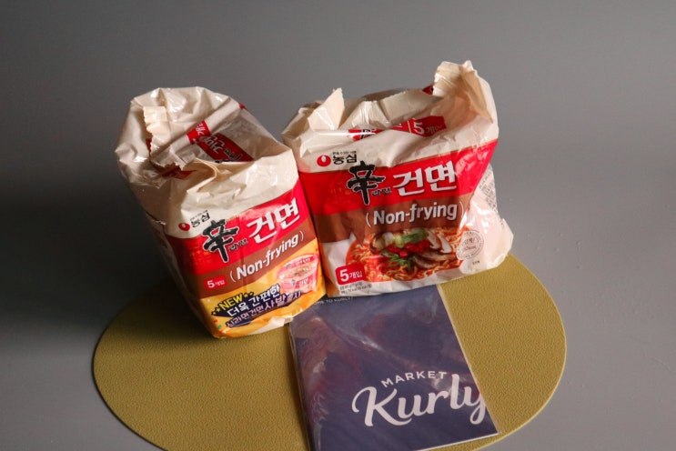  신라면건면, 마켓컬리 첫구매 100원딜 One + One