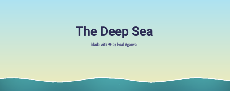 깊은 바다 수중생물 [바닷속 어류 보기/물고기/심해/The Deep Sea/니모와 도리를 찾아서]