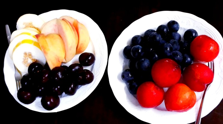 과일로 하는 간단한 아침식사