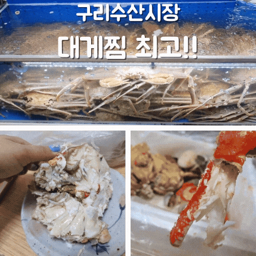  구리수산시장에서 대게찜 사오기 feat. 홈캉스