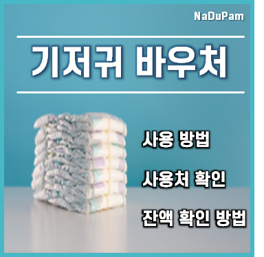  2020년 기저귀 바우처 사용처 옥션, 지마켓, 홈플러스, 하나로마트, CU까지 된다고?