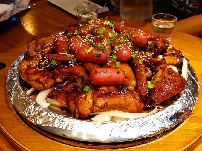 [내돈내산] 거모동 치킨맛집 훌랄라 단짠단짠 간장바베큐 + 고구마떡 솔직 후기