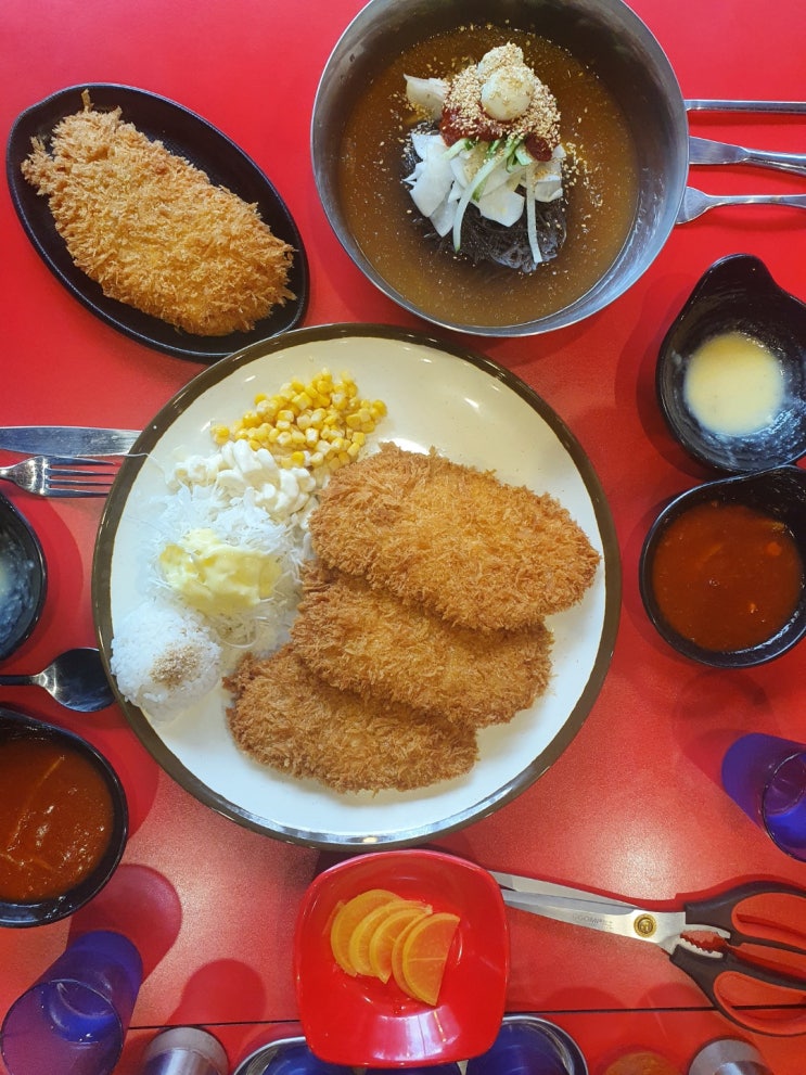 범계 짱가네 돈까스 냉면 맛집 혜자스럽다. 또 생각나는 집. 범계 짱가네 돈까스 냉면 맛집 혜자스럽다. 또 생각나는 집.