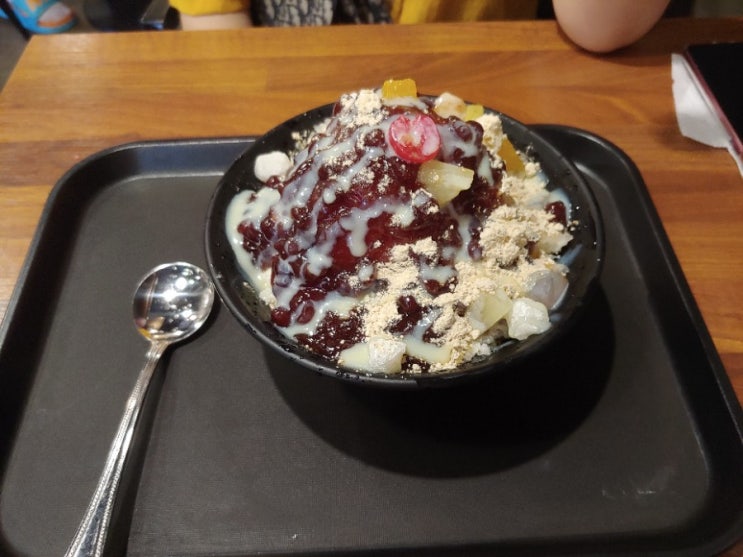 부산 플루800 자갈치점 팥빙수