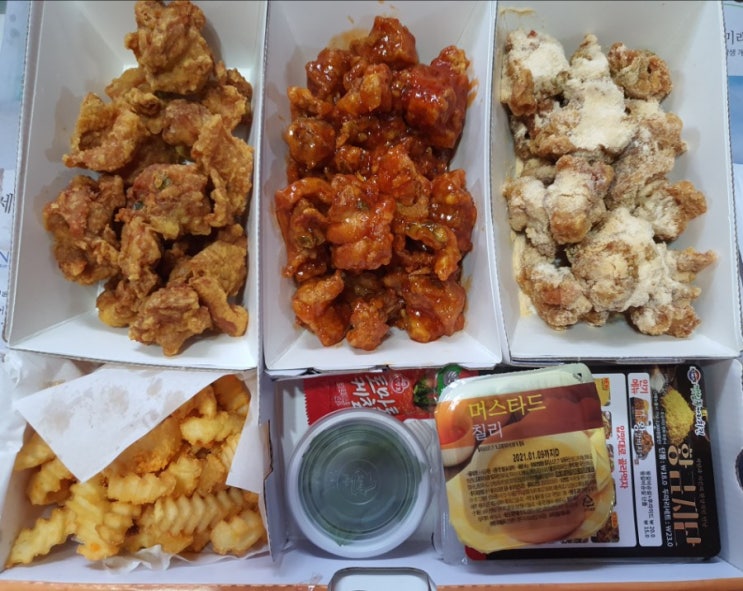 순살치킨 3종세트 - 깻잎두마리치킨 순살 3가지맛 순살치킨 3종세트 - 깻잎두마리치킨 순살 3가지맛