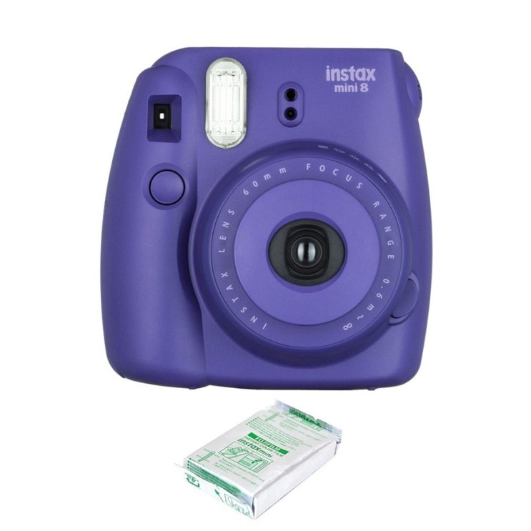  08월 07일 제품 인스탁스 미니8 즉석카메라 그레이프 instax mini 8 필름 10p! 기대감 가득함