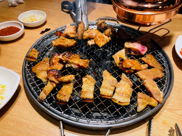  가성비 무한리필 숯불돼지고기 명륜진사갈비 하남풍산점