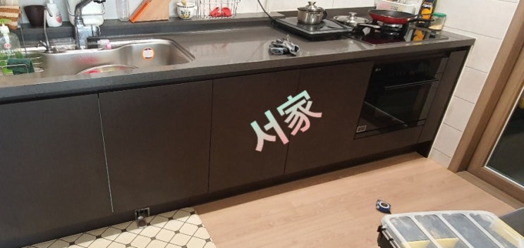  부산 식기세척기 공간 장줄임 시공