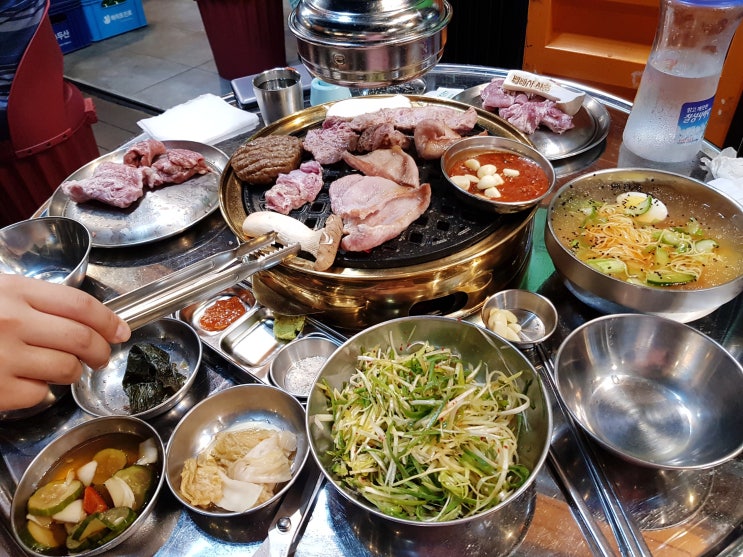 천호 고기집 빡빡이삼촌 뒷고기 꿀맛이야