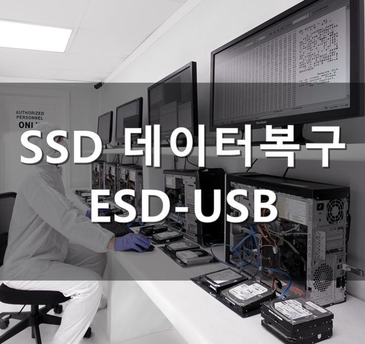 ESD-USB가 되어버린 SSD 데이터복구