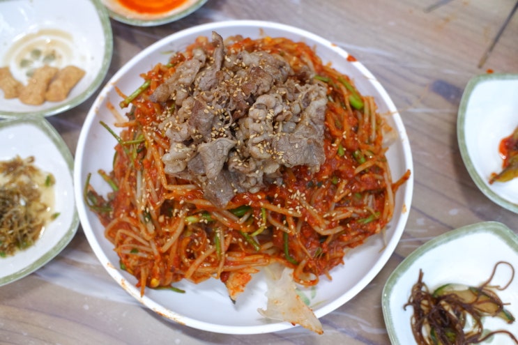  마산아구찜 내서 심가네해물찜에서 대구뽈찜 먹음