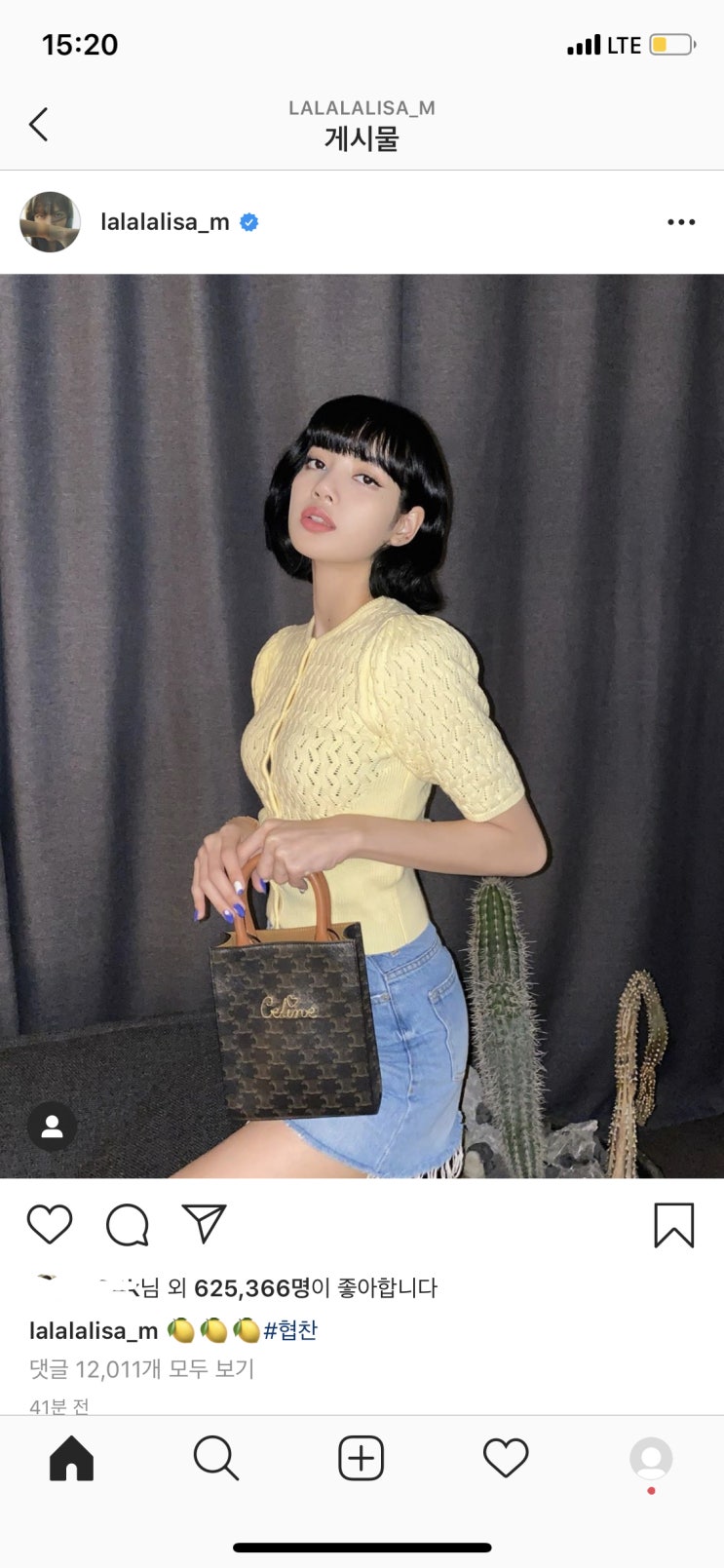  리사 인스타 해시태그 귀여움 그자체ㅋㅋ