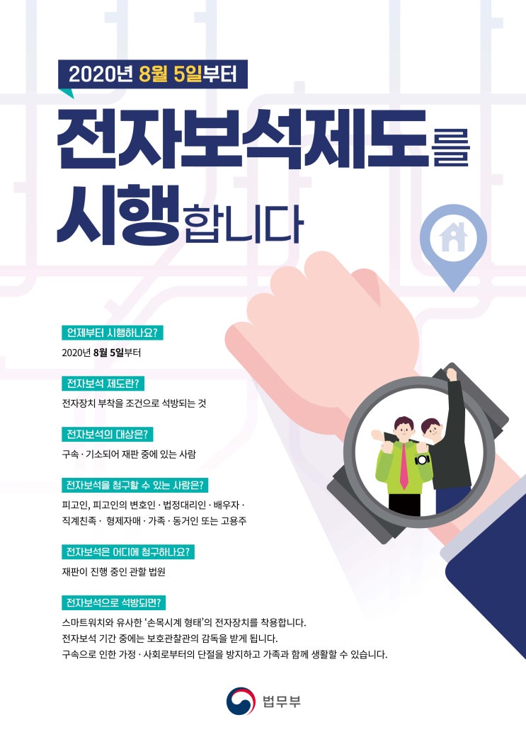  전자보석제도가 2020년8월부터 시행중입니다