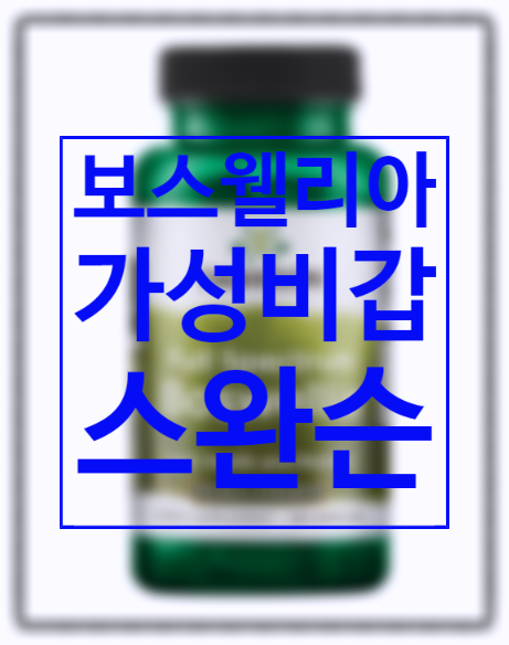  스완슨 보스웰리아, 효과도 굿인데 가격까지 대박?
