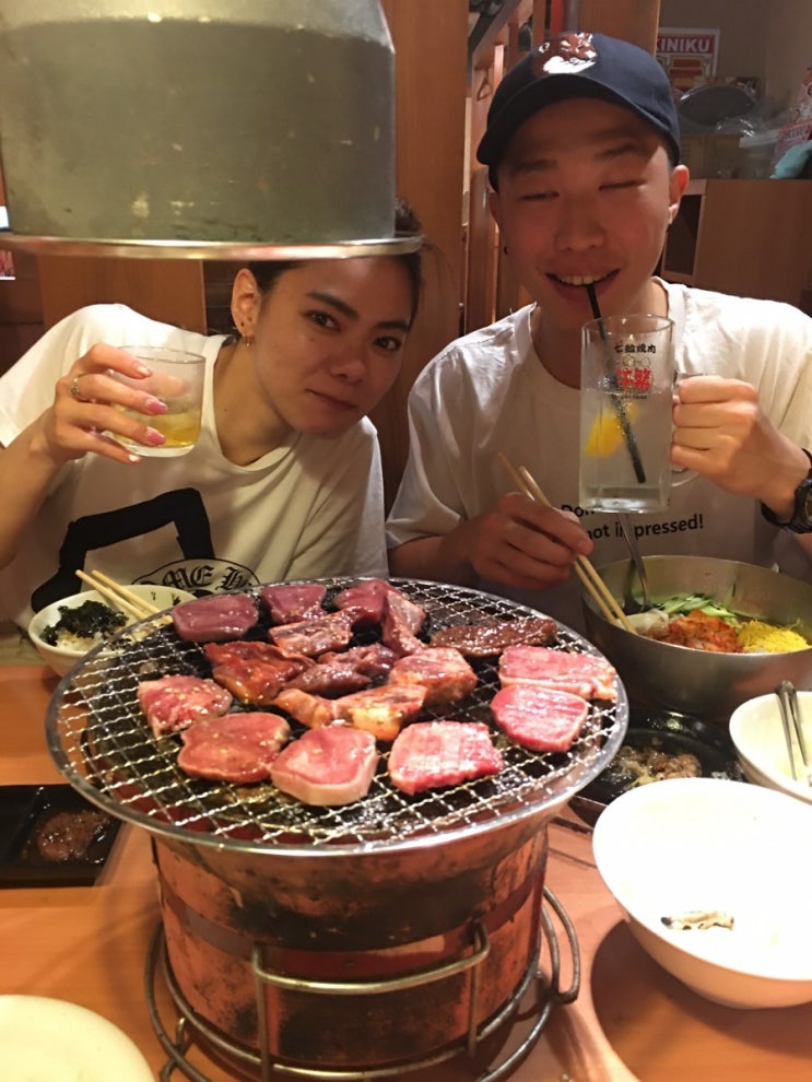  일본생활] 일본 쉐어하우스 친구들과 동네 야키니쿠