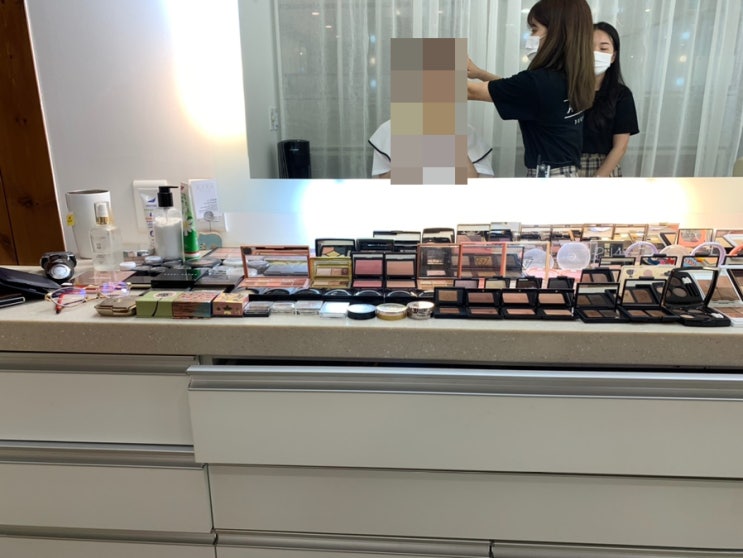 리허설 촬영 전 헤어메이크업 - 해아에비뉴 방문 리허설 촬영 전 헤어메이크업 - 해아에비뉴 방문