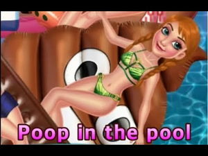 PrincessPoop in the pool수영장에 똥... PrincessPoop in the pool수영장에 똥...