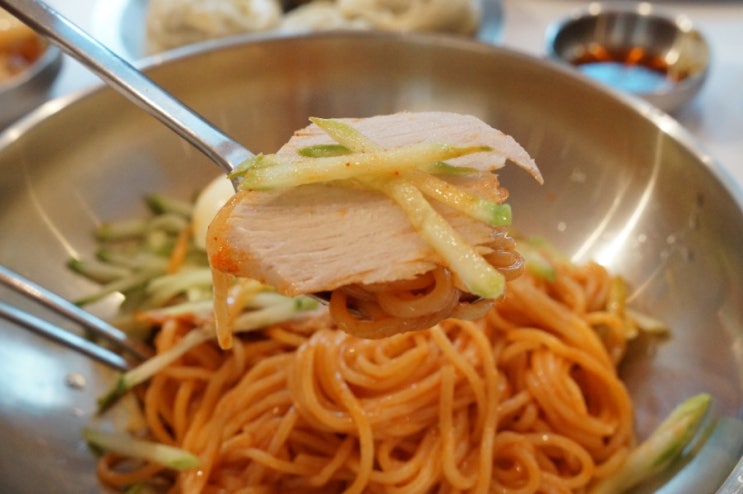  합정냉면 제주산방식당 서교점에서 밀냉면 흡입