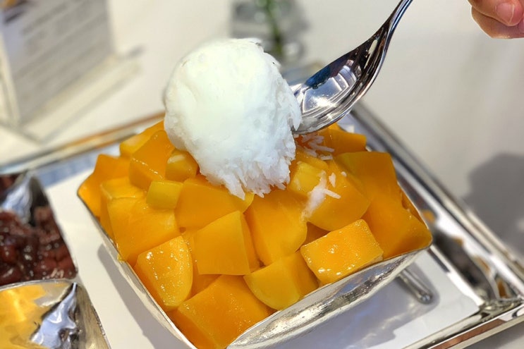  [맛집소개] 애플망고가 살아있는 호텔 빙수 맛집 ! 르메르디앙 호텔의 애플망고 빙수 (레이디 베스트 카드 혜택 레베카드 호텔 혜택 뽀개기)