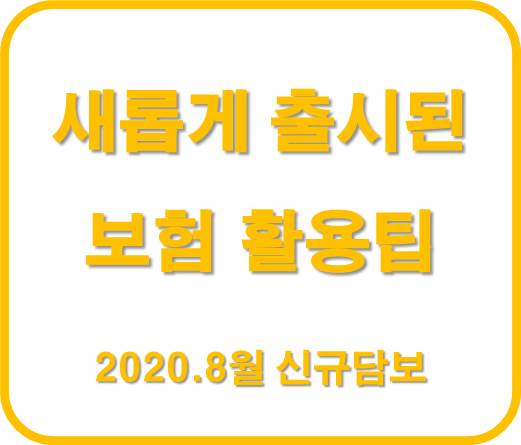 신규보험 담보의 활용 법