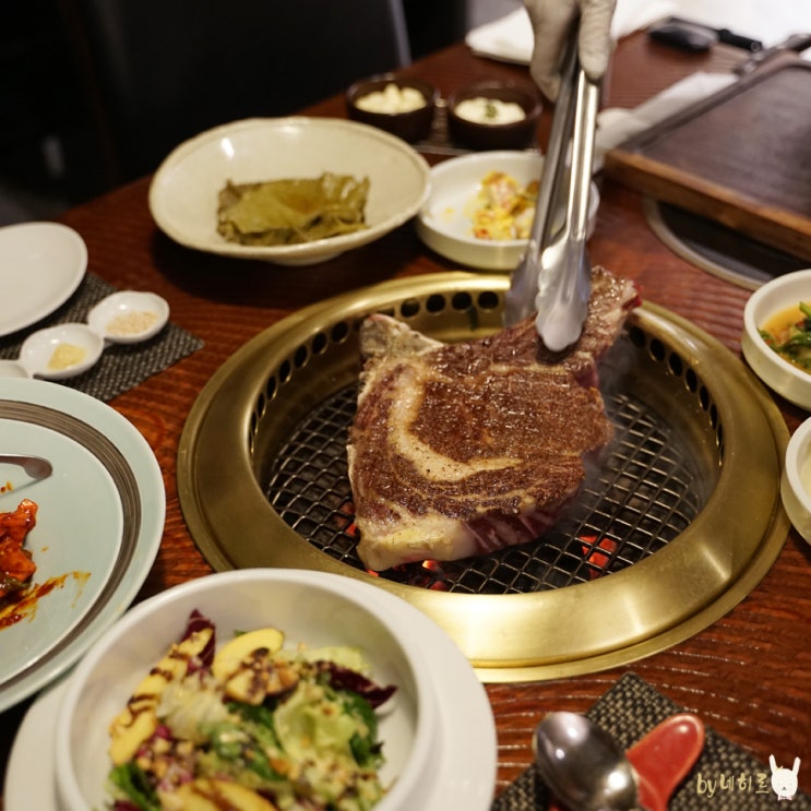  청담 소고기 맛집 봉피양수려 꽃뼈등심