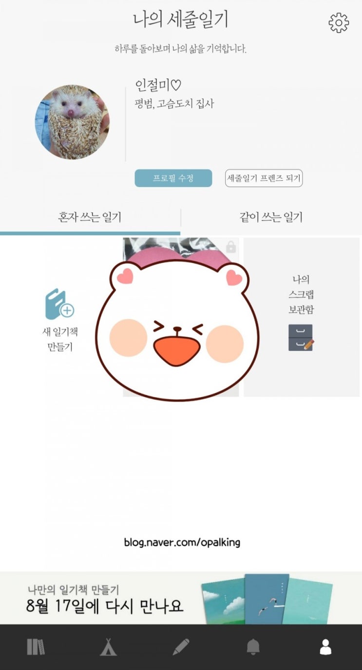  [다이어리 어플] 세줄일기 / 사진일기