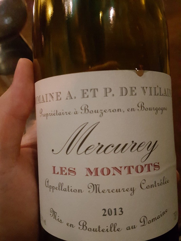 도멘 아 에 페 드 비앵 메르퀴레 레 몽토 2013(Domaine A. et P de Villaine Mercurey Les Montots 2013)