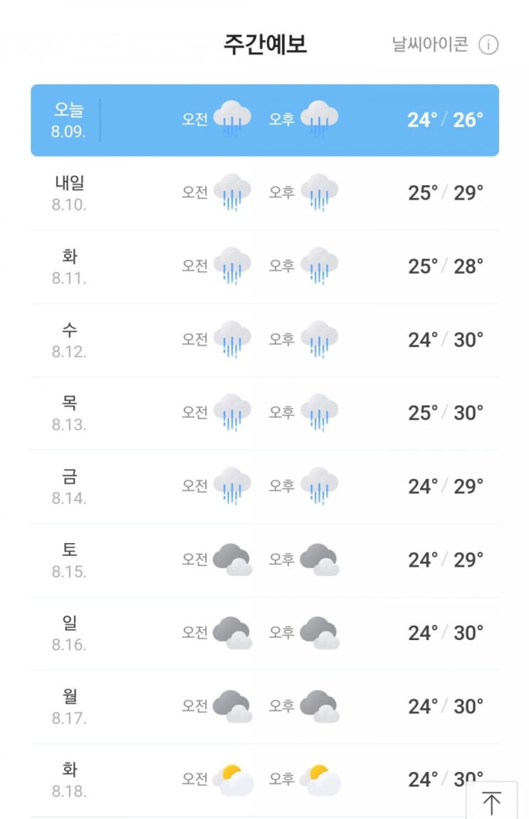  다음주 날씨_이번엔 태풍장미라고?