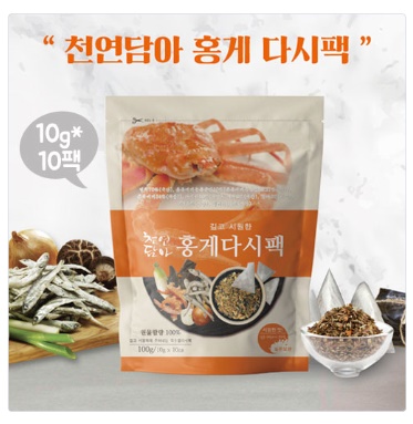 홍게 다시팩 10gx10팩 홍게 다시팩 10gx10팩