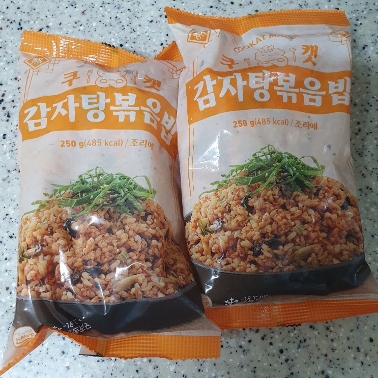  [내돈내산]쿠캣 감자탕 볶음밥 솔직후기