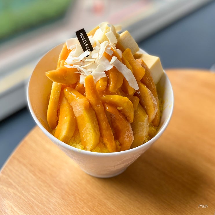  할리스커피 망고 치즈케익 빙수 / 여름 시즌 메뉴