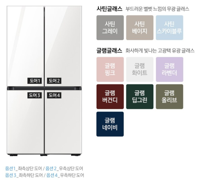 디자인과 성능이 차원이 다른 삼성 비스포크 냉장고