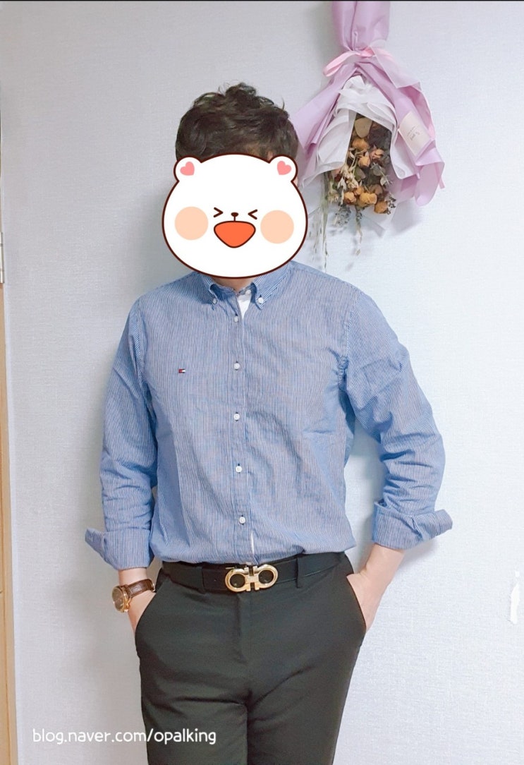  [여주프리미엄아울렛] 타미힐피거 린넨코튼 체크셔츠